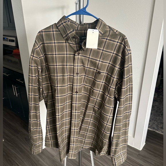 Men’s Large Orvis Button Down / Flannel - Picture 2 of 3